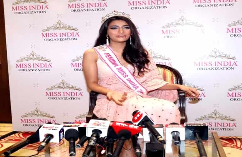 Beauty Shreya Poonja does Delhi proud at Femina Miss India-2023